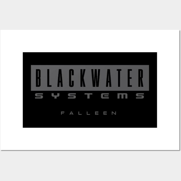 Blackwater Systems Wall Art by MindsparkCreative